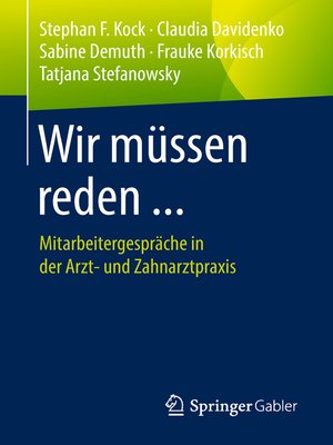cover image of Wir müssen reden ...